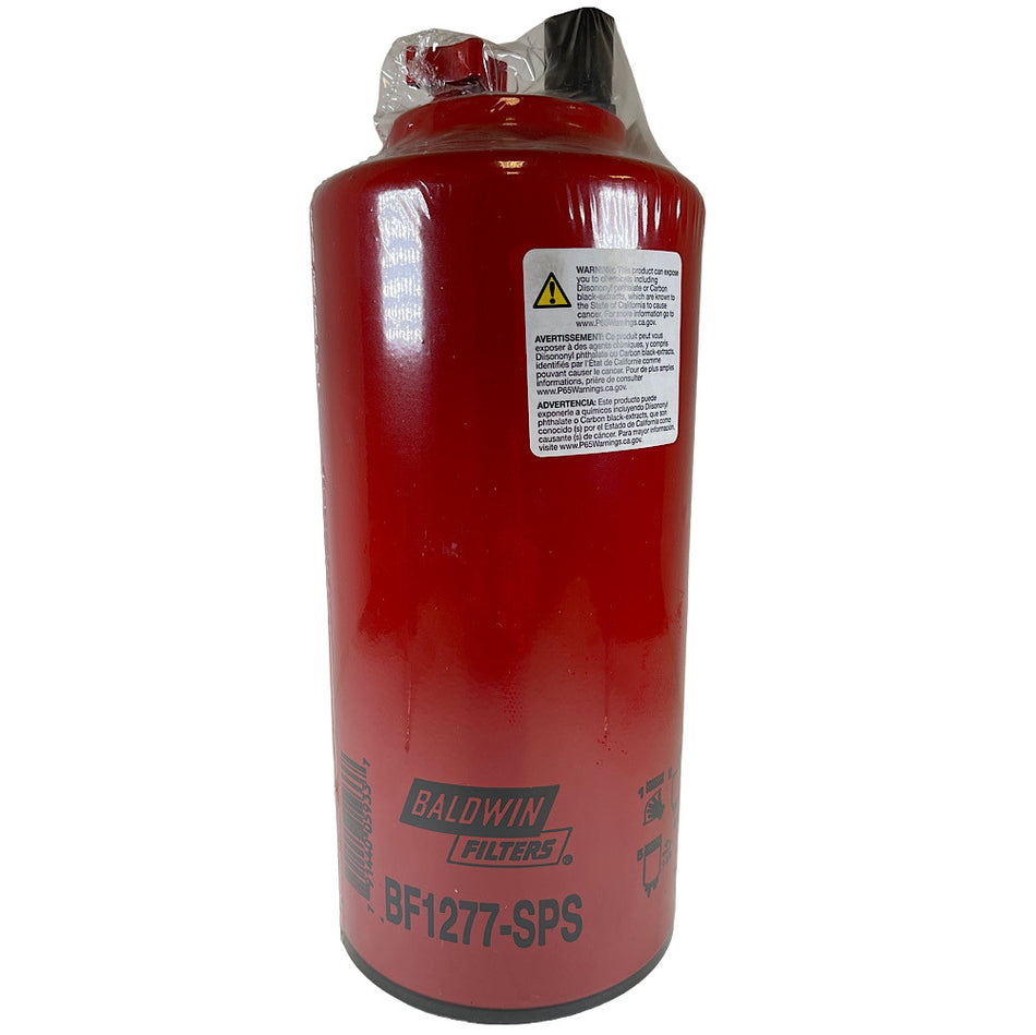 Baldwin BF1277-SPS Fuel/Water Separator Spin-On Filter w/Drain