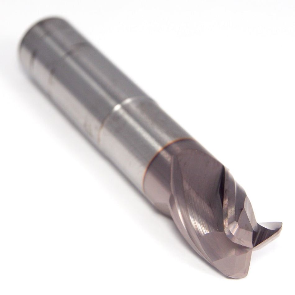 Melin 44893 Carbide Corner Radius End Mill 3/4" 3FL TiCN 0.120" Radius
