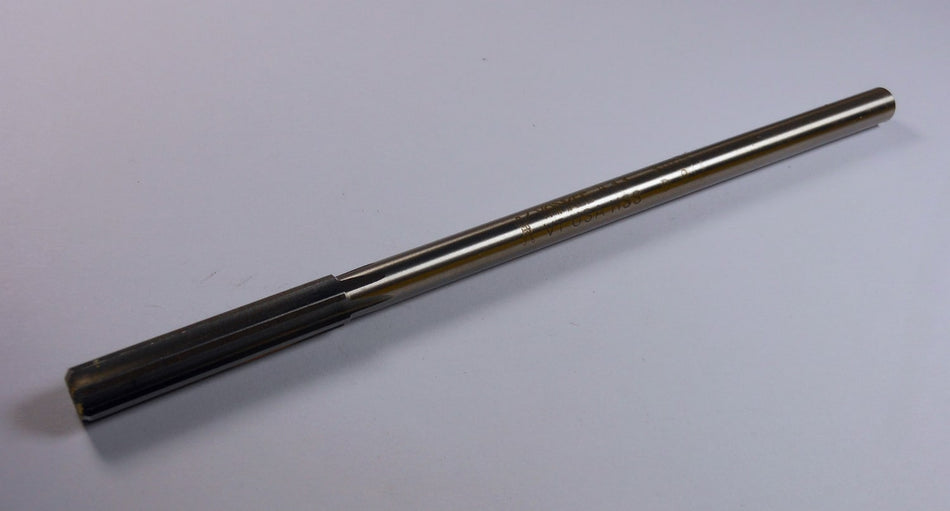 Reamer 0.3685" HSS 6FL 1-3/4" x 7" Straight USA -4652E1600