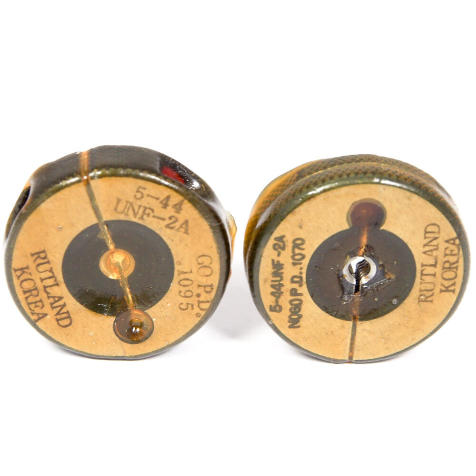 RUTLAND Double Ring Thread Gage #5-44 2A Go/No Go 26180544 (Set of 2)
