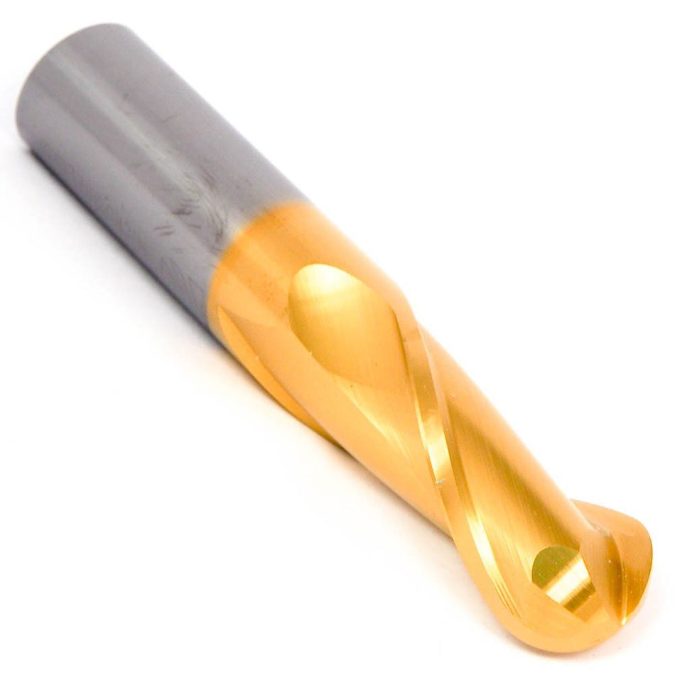 NIAGARA Carbide Ball End Mill 3/4" 2FL TiN 98647