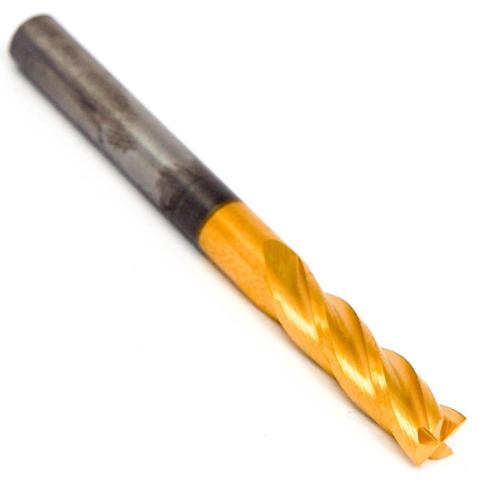 Metal Removal M34176 Carbide Square End Mill 3/16" 4FL TiN