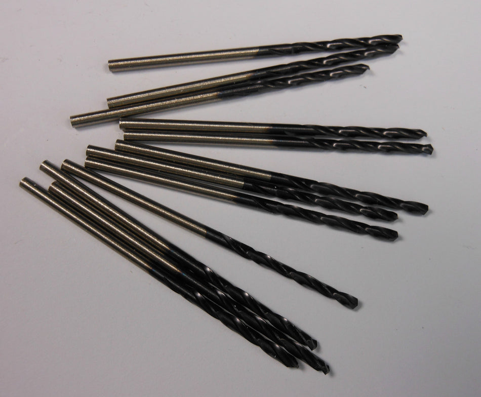 Jobber Length Drill Bits 5/64" 135° HSS TiAlN 1" x 2" (12 Pcs)