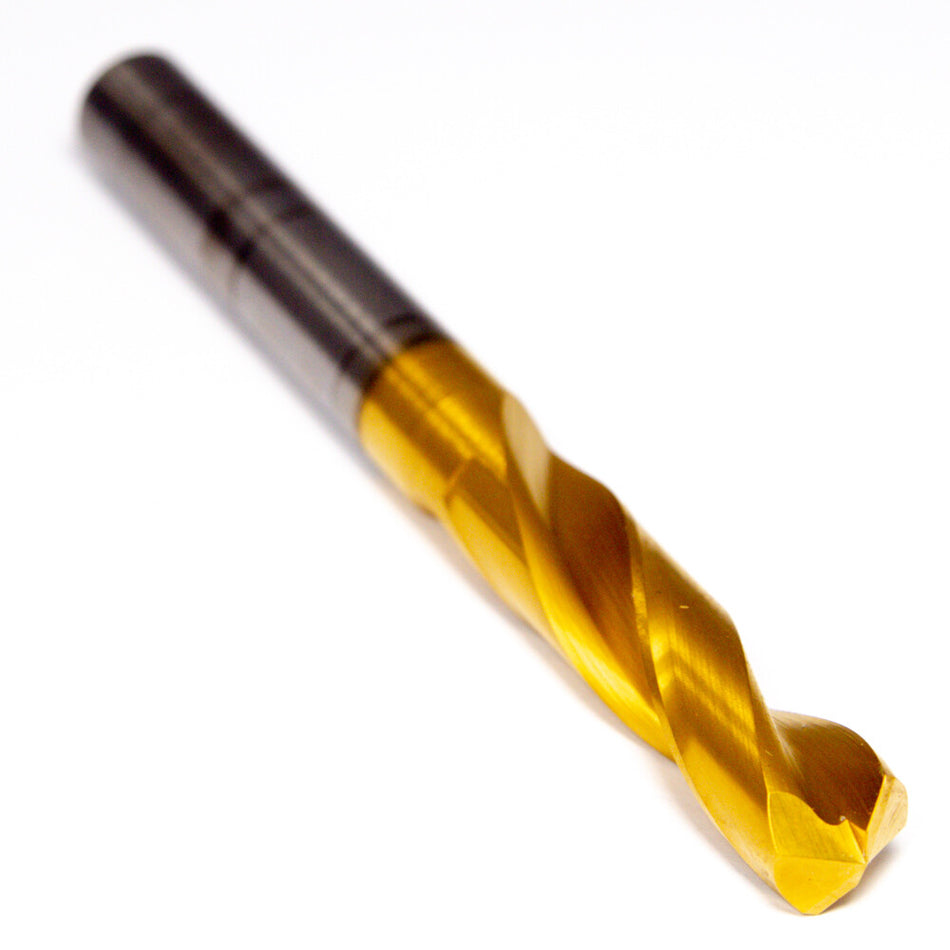 Guhring 4031093298674 Carbide Screw Machine Drill 3/8" 140° TiN #1242