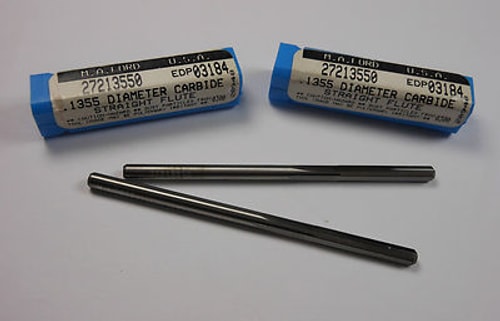 M.A. FORD Straight Carbide Reamers .01355" 4FL 03184 (2 Pcs)