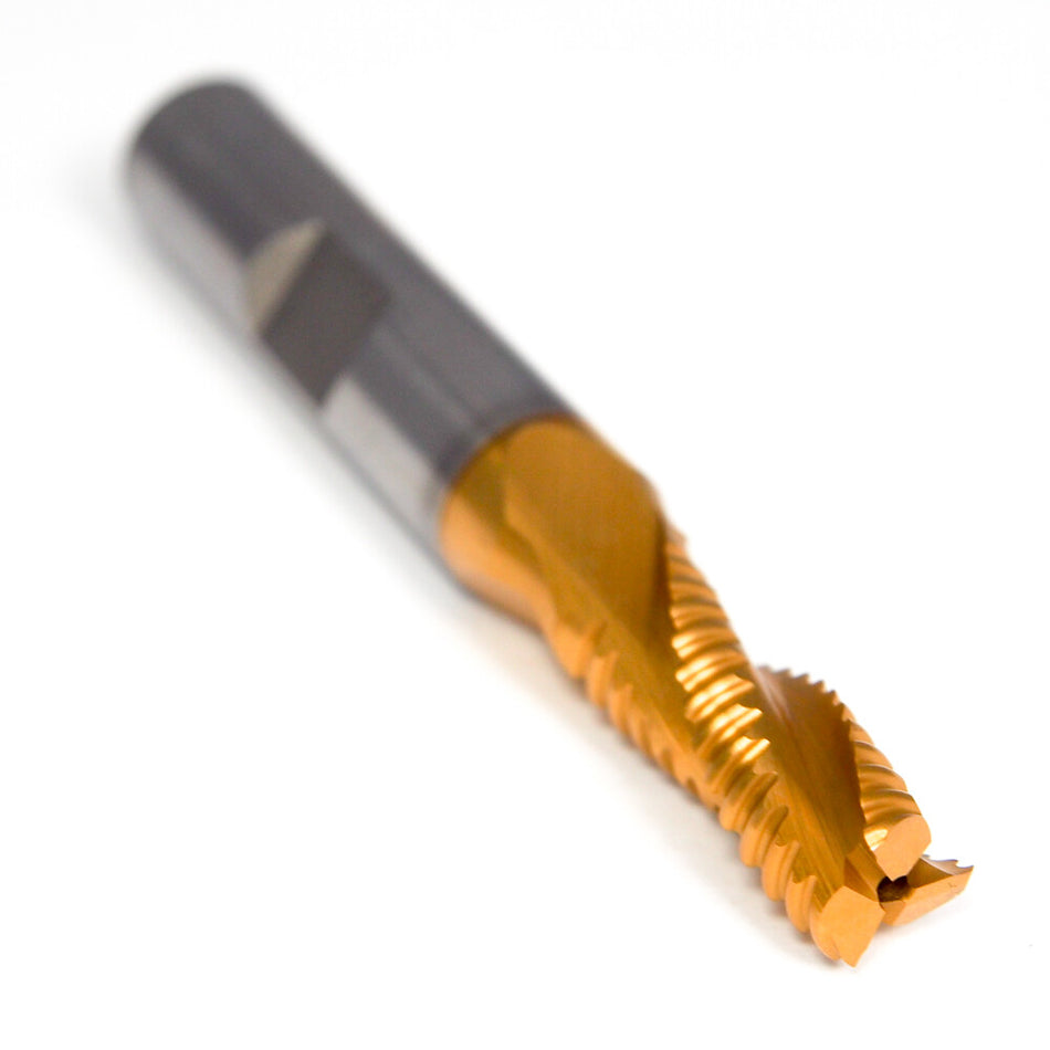10947002 Cobalt Coarse Roughing End Mill 5/16" TiN