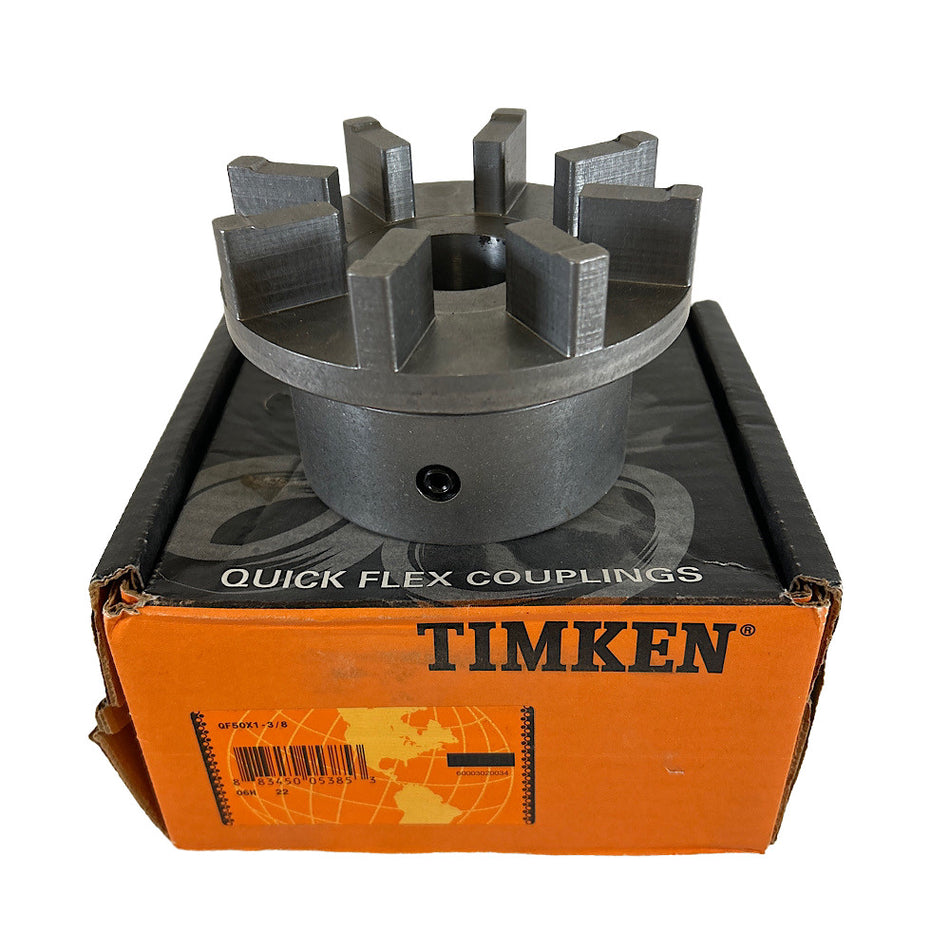 Timken QF50X1-3/8 1-3/8" x 5/16" x 5/32" Stainless Steel Quick Flex Coupling -