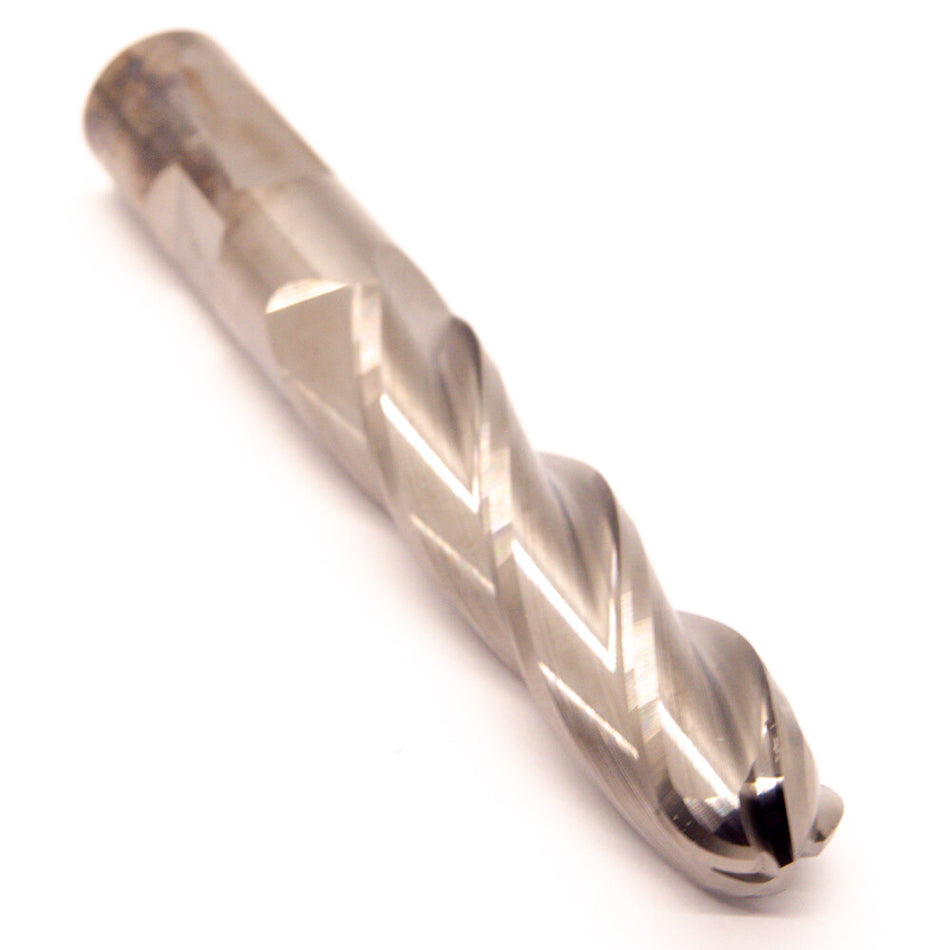 Garr 1151159 Carbide Ball End Mill 3/4" 4FL 5" OAL Whistle Notch