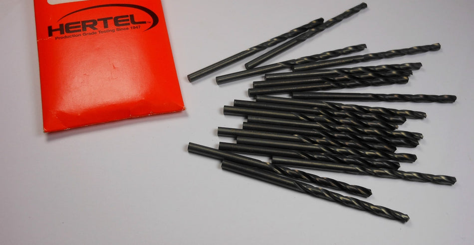 Jobber Length Drills #23 0.154" HSS Oxide 118° 2" LOC x 3-1/8" OAL (19 Pcs)