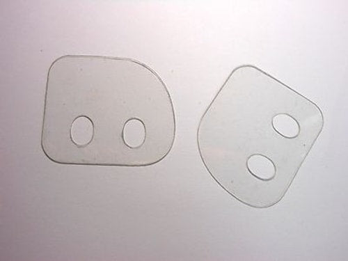 Clear Polycarbonate Side Shields for Safety Glasses (12 Pcs)