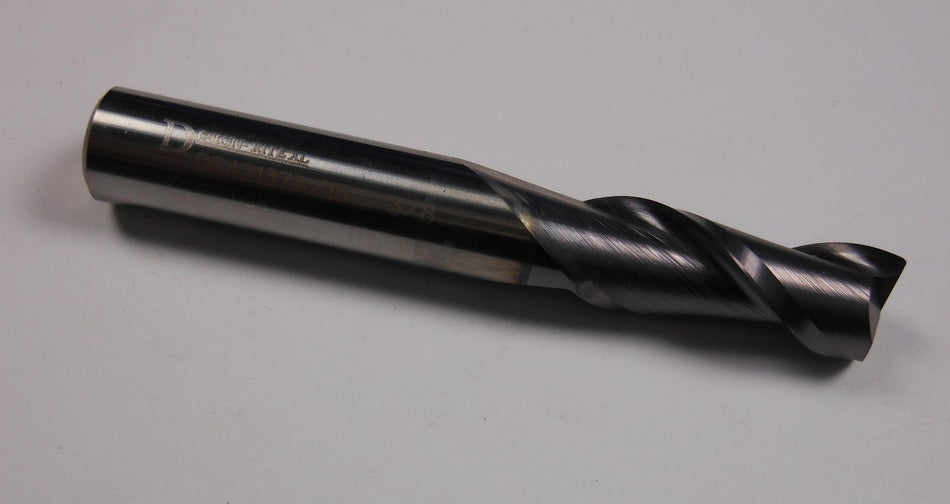 Carbide Corner Radius End Mill 3/8" 2FL AlTiN 0.0150" Radius D6421374/15