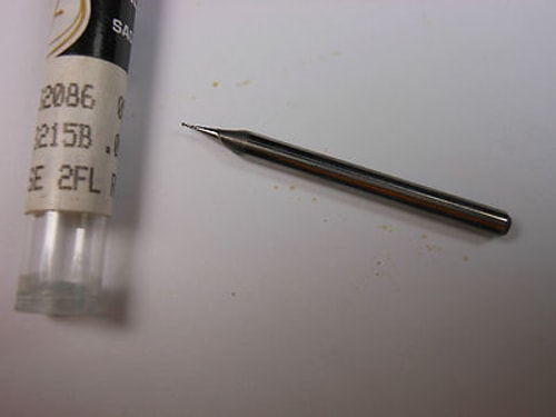 FULLERTON Dura-Carb Center Cutting End Mill 1/64" 2FL 32086