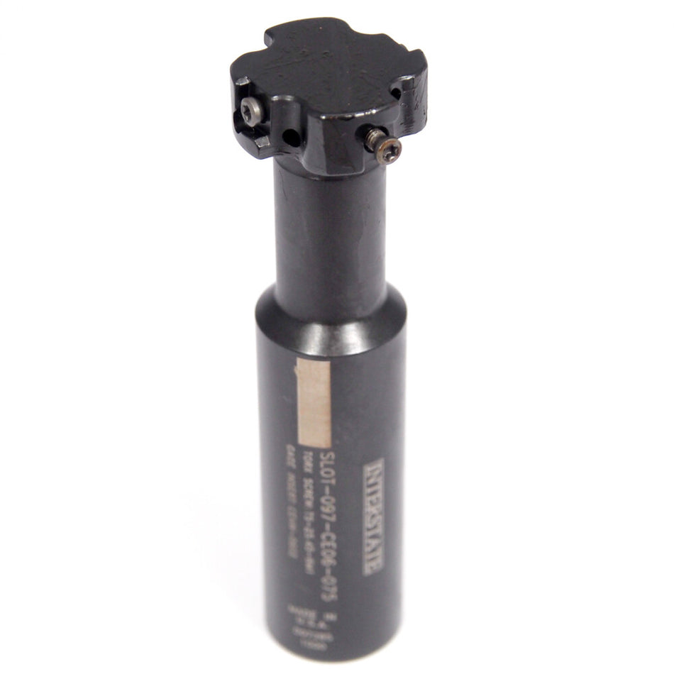 INTERSTATE Indexable T-Slot Cutter 31/32" x 3/4" Shank SLOT-097-CE06-075