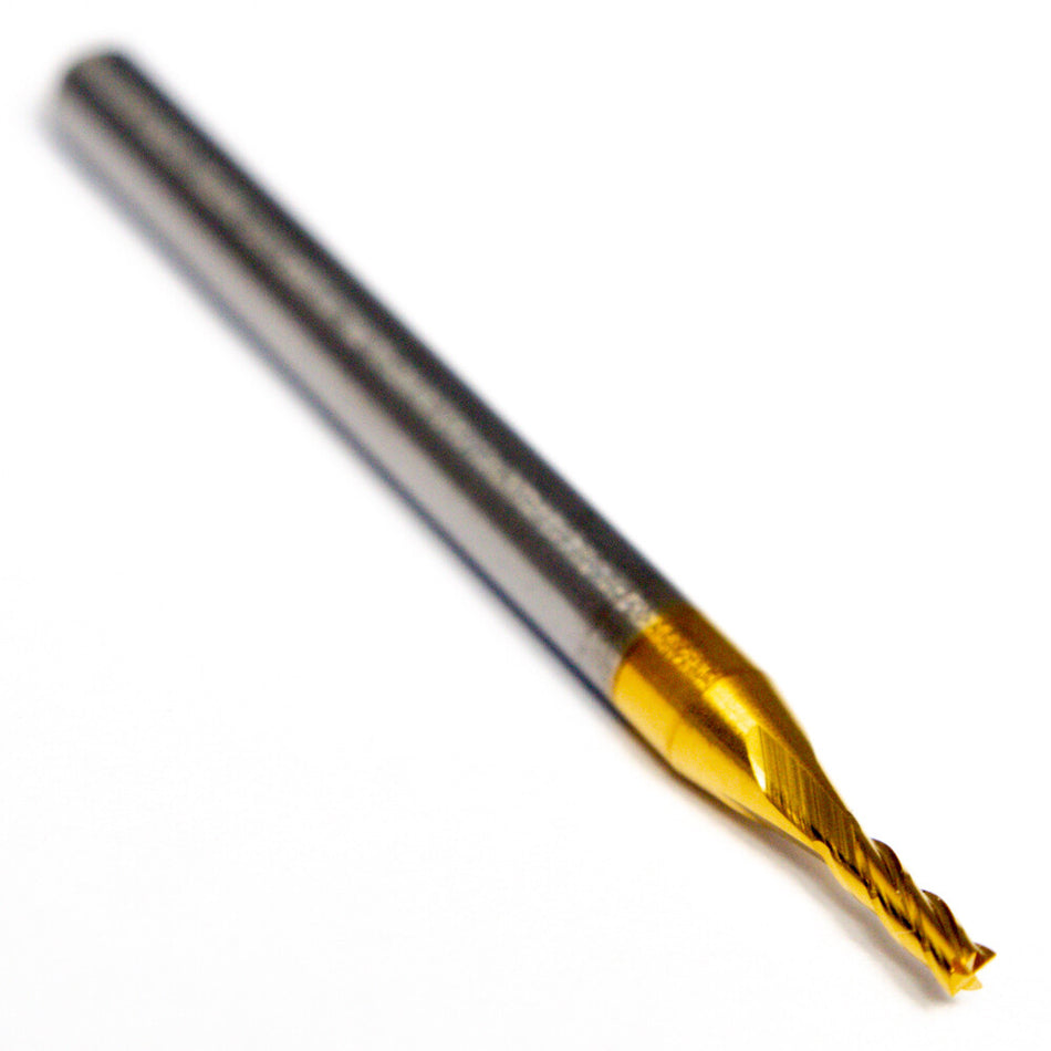 MA Ford 11105500T Carbide Square End Mill 0.0550" 4FL TiN