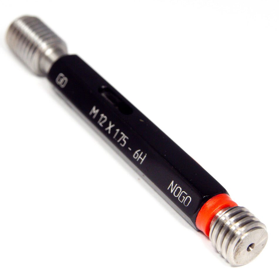 SPI 34-628-8 Double End Plug Thread Go/No Go Gage M12x1.75 6H NPL