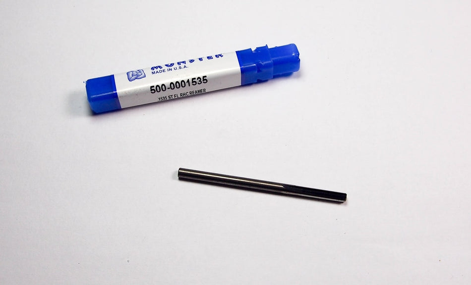 Carbide Straight Chucking Reamer 0.1535" 4FL 3/4" LOC x 2-1/2" OAL