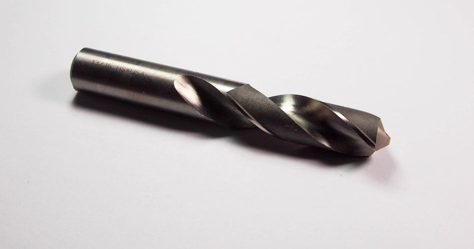 Screw Machine Drill 13/16" HSS 118° 3-3/8" LOC x 5-1/4" OAL