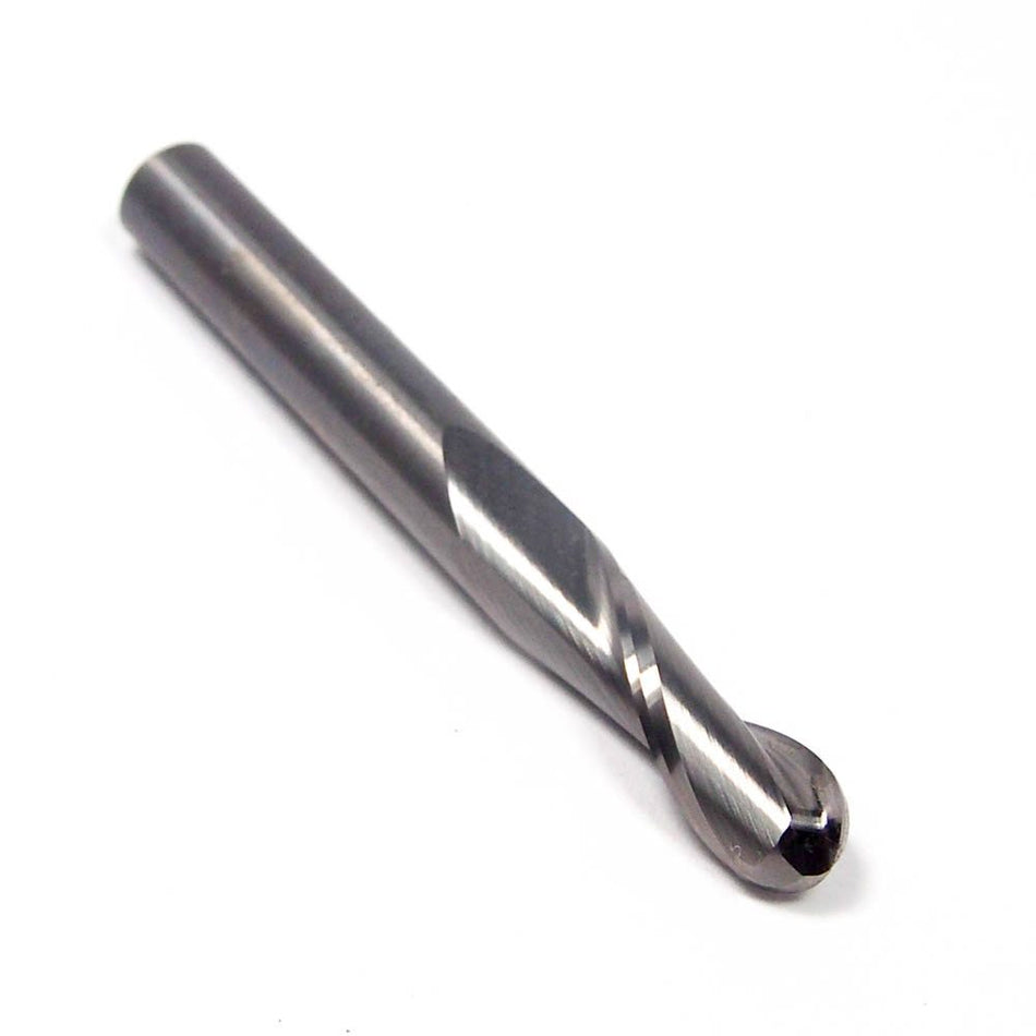METAL REMOVAL Carbide Ball End Mill 3/16" 2FL M30642