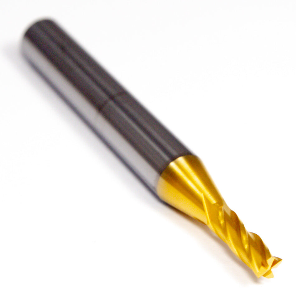 Hertel 59913541 Carbide Square End Mill 3/16" 4FL TiN