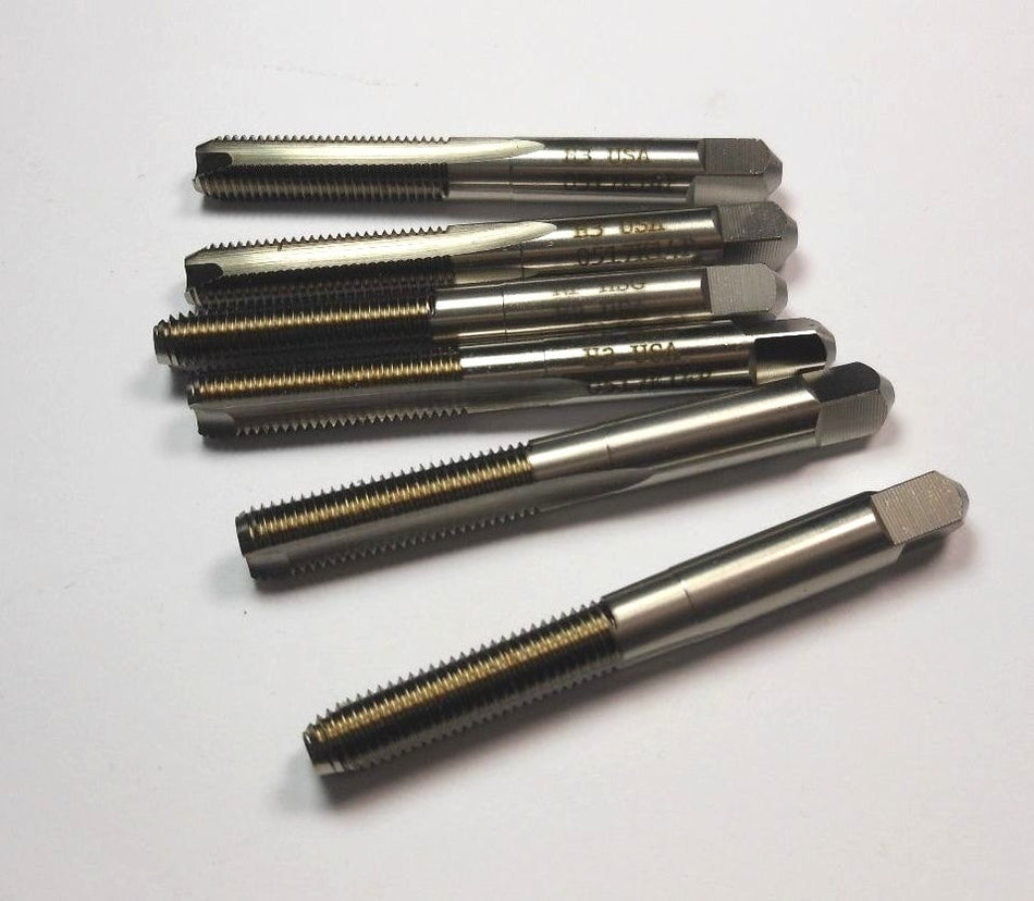 Bottoming Spiral Point Taps 5/16-24 H3 2FL HSS UNF 2-23/32" (6 Pcs)