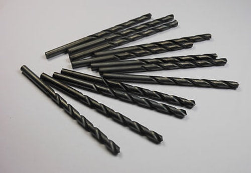 Jobber Length Drills #10 0.1935" HSS Oxide 118° 2-7/16" LOC x 3-5/8" (12 Pcs)