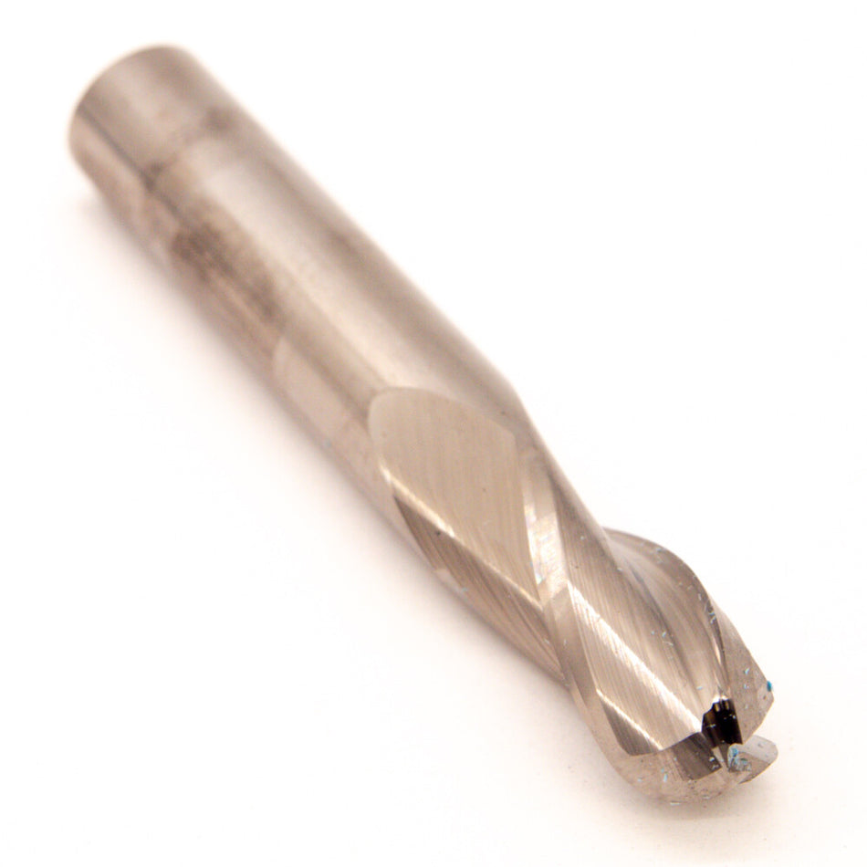 Atrax 85316321 Carbide Ball End Mill 1/2" 3FL Bright