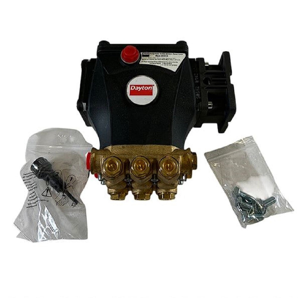 Dayton 4WXV9 2.5 GPM 3400 RPM 2700 PSI Direct-Mount Pressure Plunger Pump -