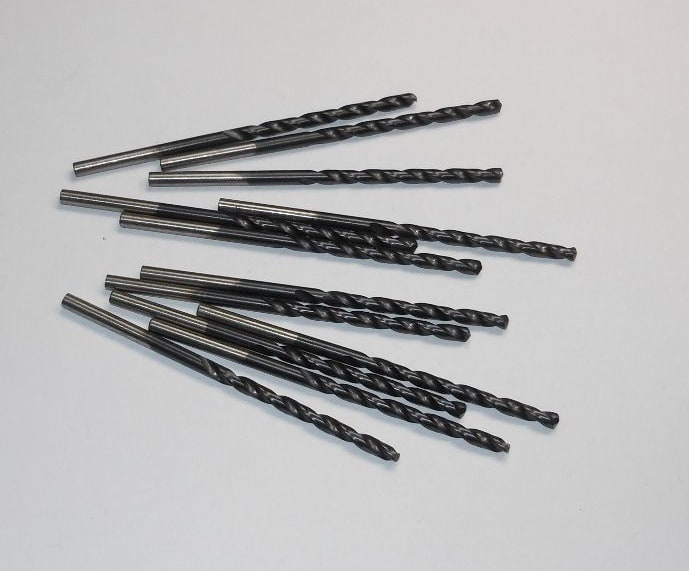 Cobalt Jobber Drills #34 TiAlN 135° 1-1/2" x 2-5/8" 45004 USA (12 Pcs)