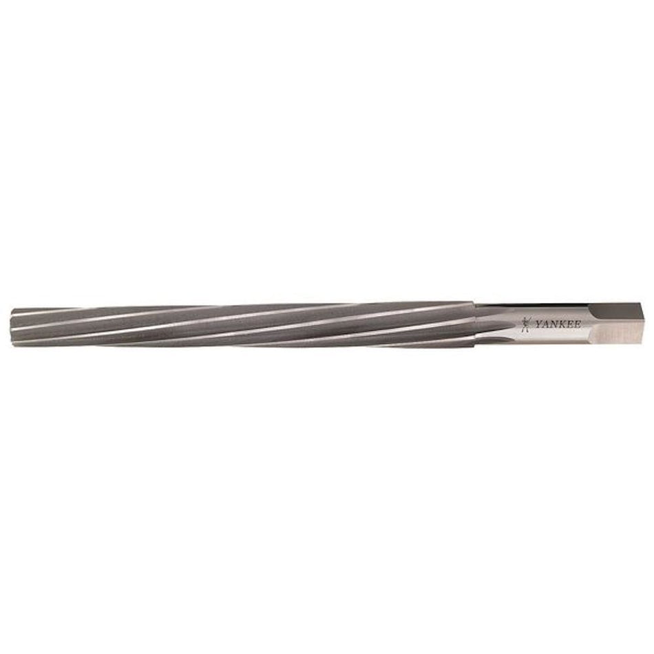 Yankee 491-13 1" x 1-1/4" #13 10-Flute Spiral HSS Taper Pin Reamer