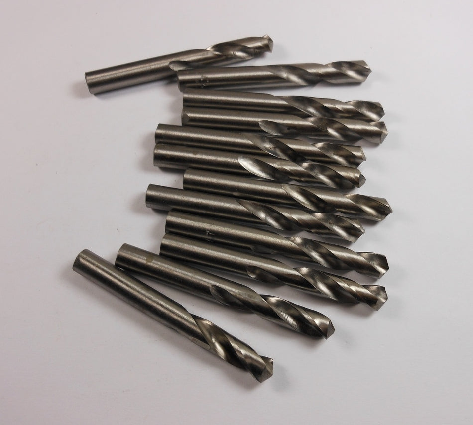 Screw Machine Drills 7.7mm HSS (12 Pcs)