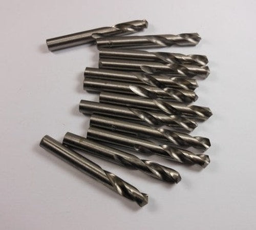 Screw Machine Drills 7.7mm HSS (12 Pcs)