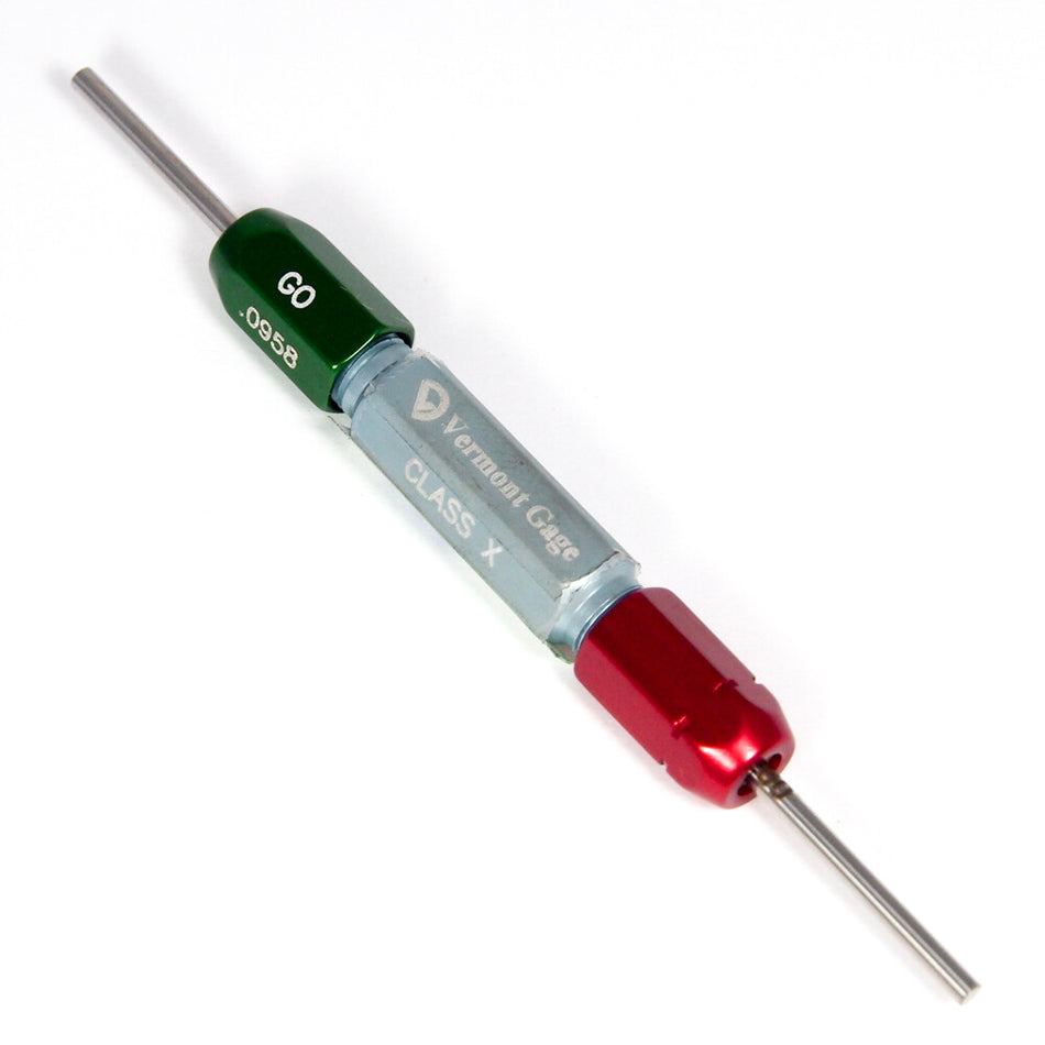 VERMONT GAGE STL X GO/No-GO Rev Assembly .0958/.0948 161204440