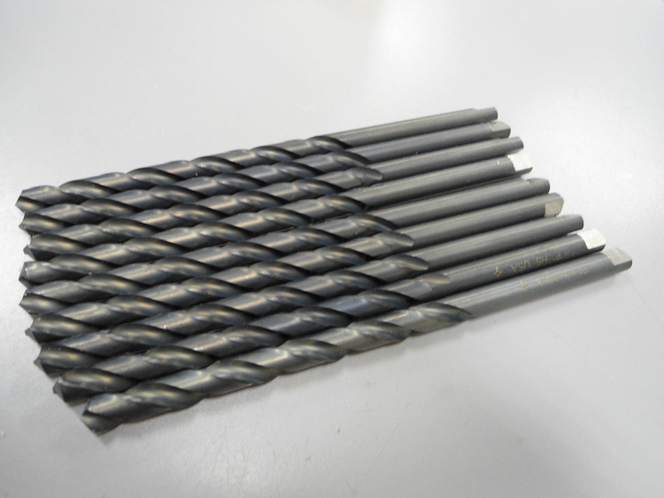 CLEVELAND Taper Length Drill Bits 0.3230" HSS Oxide (9 Pcs)