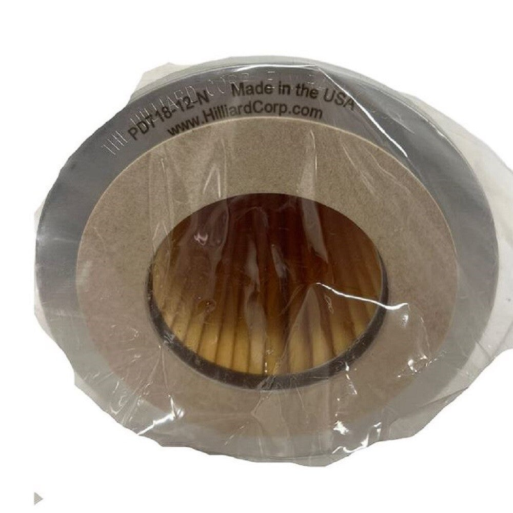 Hilco PD718-12-N 6" x 3.190" x 18" 0.3 Micron Neoprene Replacement Filter -1