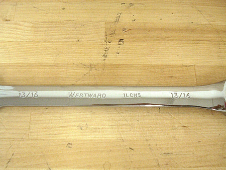 13/16" Ratcheting Combination Wrench 12 Pts Chrome Steel 11-1/2" OAL 1LCH5 -2
