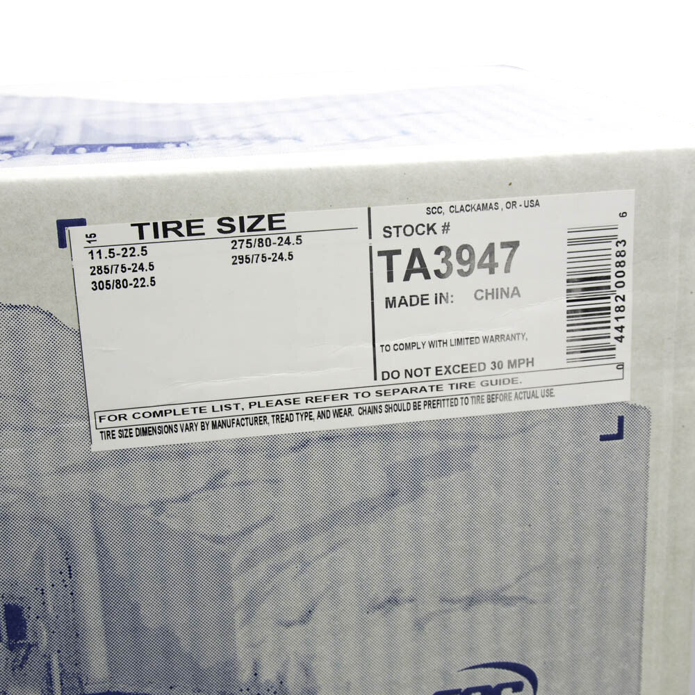 Security Chain Company TA3947 Alloy Radial Tire Traction Chain (Pair) -3