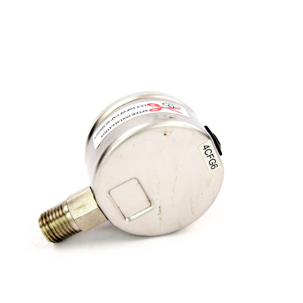 2" Pressure Gauge 0-2000 PSI Glycerin Filled SS316 Tube & Socket  4CFG6 -2