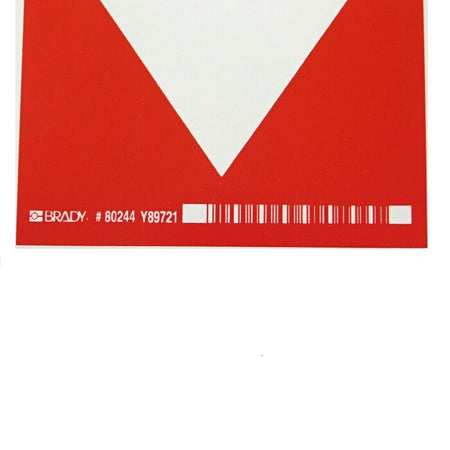 Brady 80244 14" x 5" x 0.008" Fire Hose Sign (Pack of 10)2