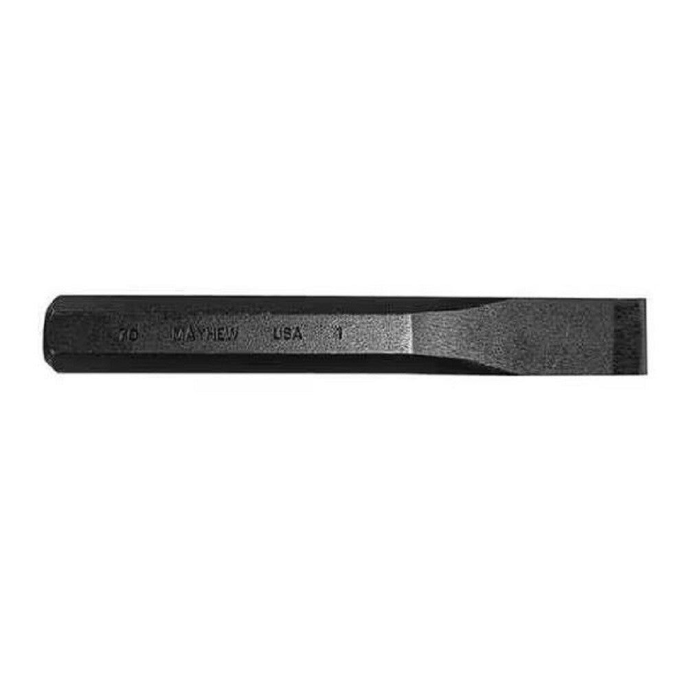 Mayhew 10220 1" x 8" Black Oxide Finish Steel Cold Chisel (Lot of 6) -1