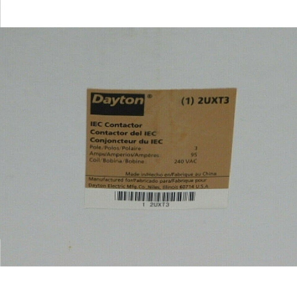 Dayton 2UXT3 240V 95A 3P IEC Magnetic Contactor4