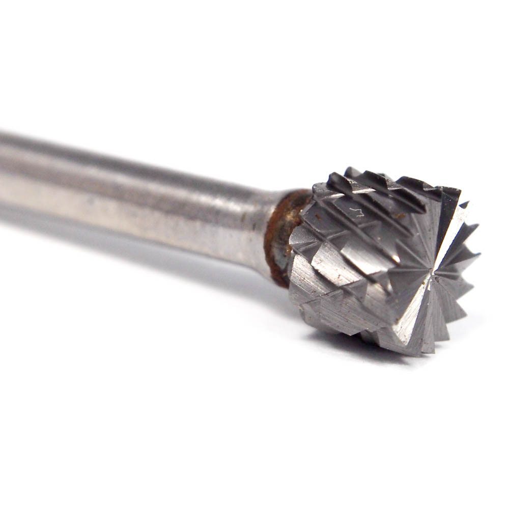 METAL REMOVAL Carbide Cylinder End Cut Burr 1/4" D/C SB-51 M412521