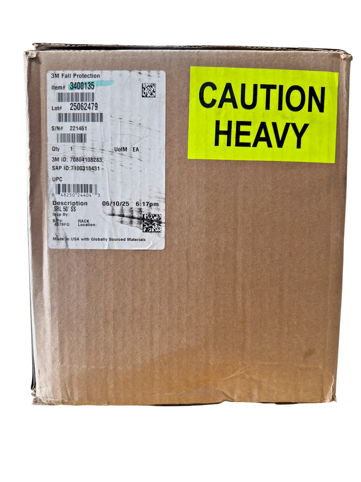 3M DBI-SALA 3400135 420 lb Wt Capacity 50' L Single Leg Self Retracting Lifeline1
