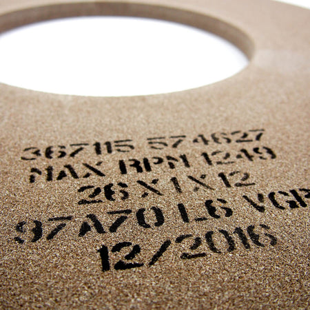 Tyrolit Grinding Wheel 26" x 1" x 12" 1249 Max RPM -2