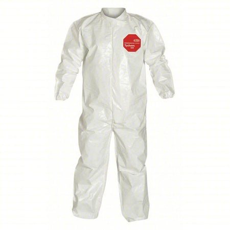 DuPont SL125BWHXL001200 Size XL Collared Tychem(R) 4000 Coverall (Pack of 12) -0