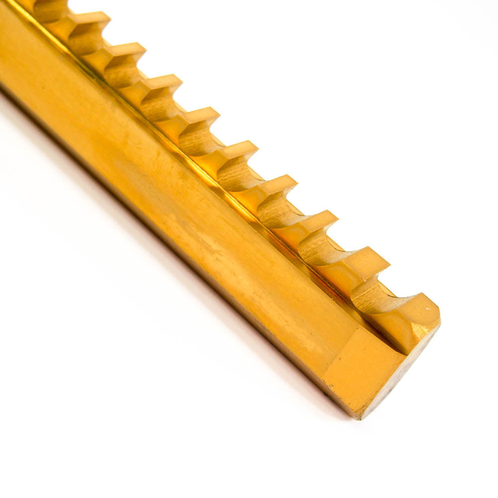 DUMONT CNC Keyway Broach Minute Man Titanium Coated 0.403" x 10.25" 16 Teeth -1