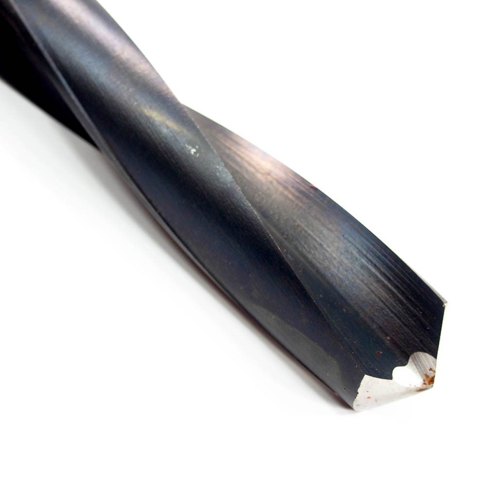 Cleveland 1.240" HSS Spiral Flute Drill Bit 1-1/2" Shank Oxide Finish1