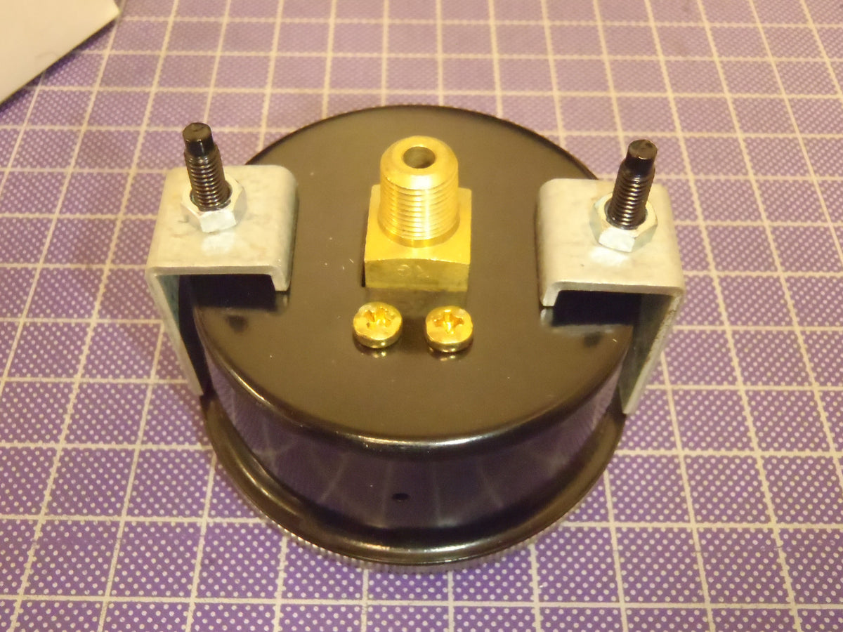 Panel Mount Pressure Gauge U Clamp 2-1/2" 60 psi 1/8 NPT -2