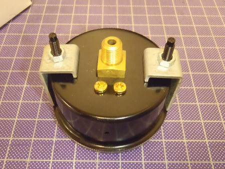 Panel Mount Pressure Gauge U Clamp 2-1/2" 60 psi 1/8 NPT -2