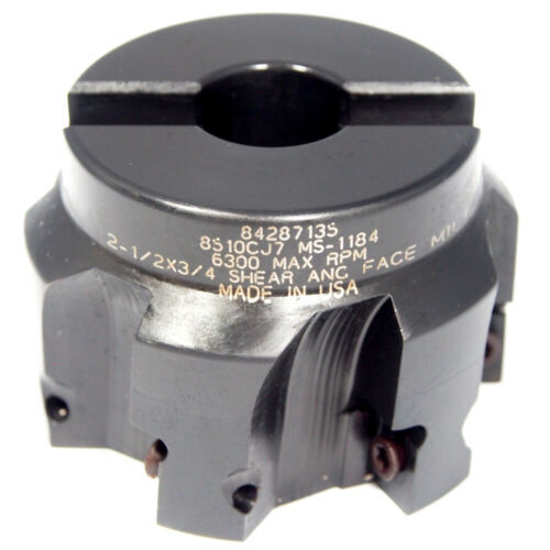 HERTEL Indexable Square-Shoulder Face Mill 2-1/2" 6FL 842871350