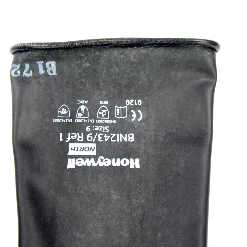Honeywell BNI243/9/ZJ Chemical Resistant Gloves  24 Mil Size 9 | 1 Pair -2